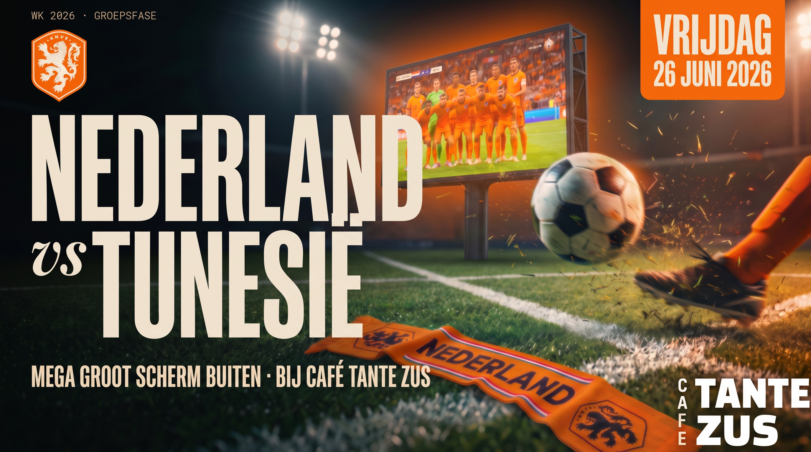 Nederland – Tunesië (WK 2026)